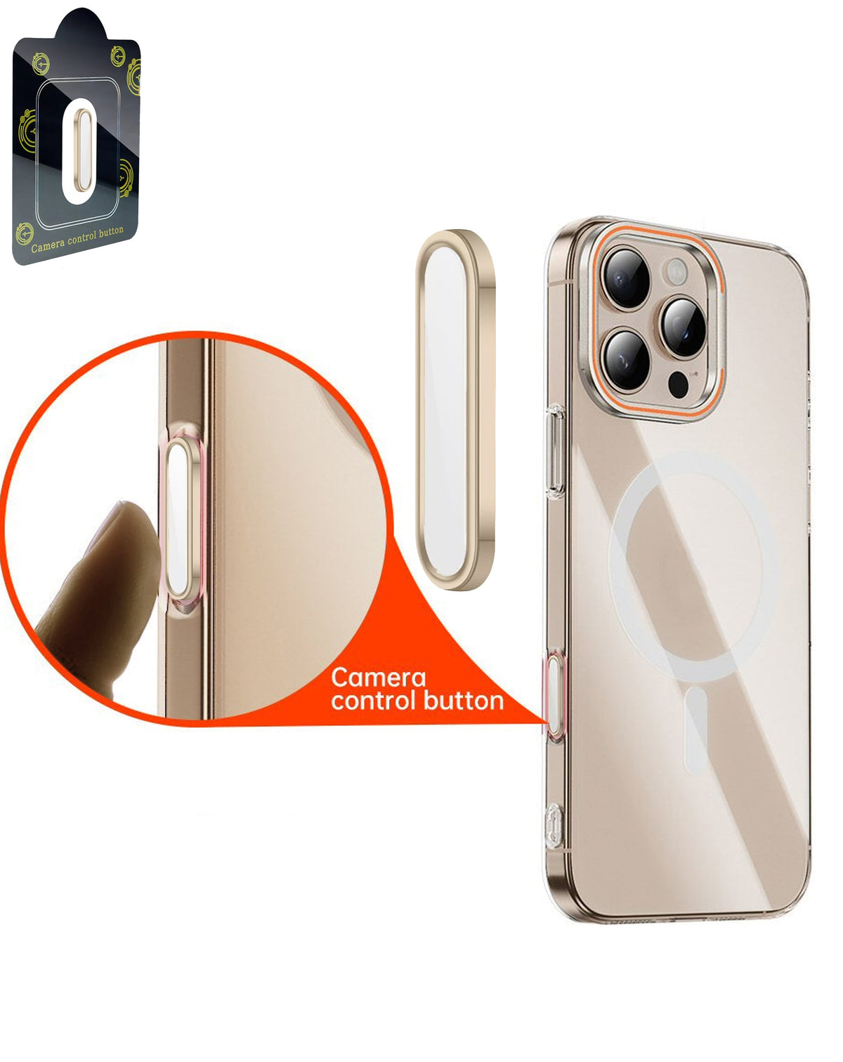 Protective Case for iPhone 16 Series — White