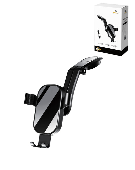 Evogera Metal Connecting Rod Gravity Linkage Auto Lock Car Mount Dashboard Holder