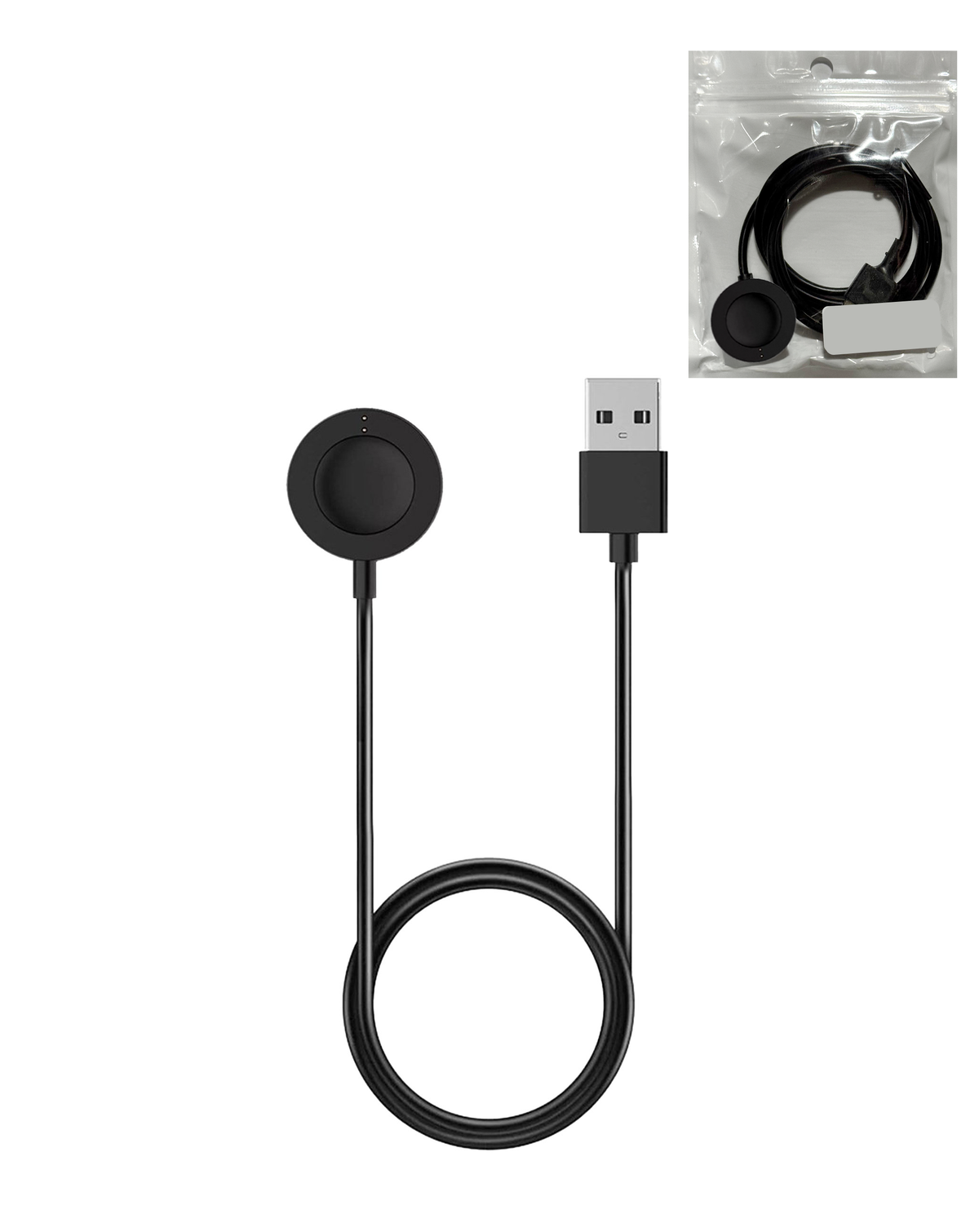 Magnetic Wireless Smartwatch Charger for Fossil 6th Gen - Black