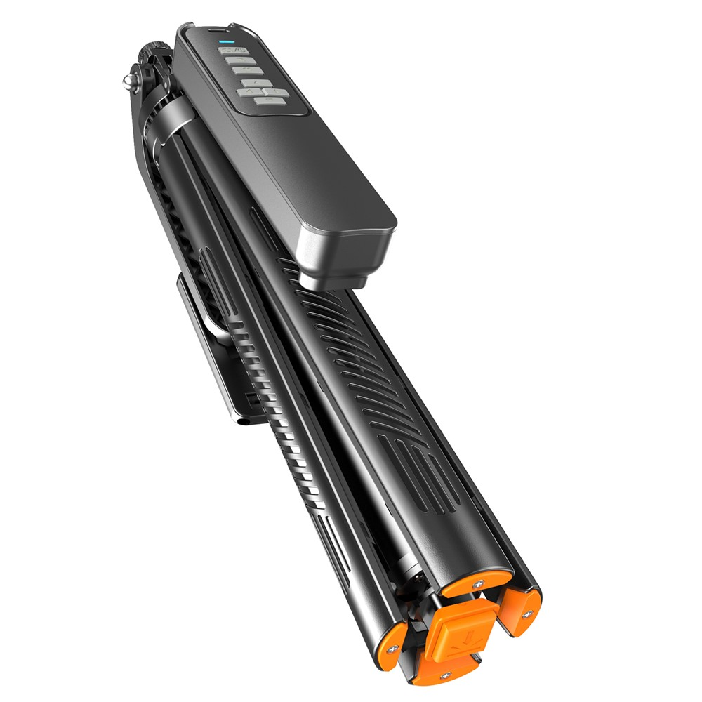 Auto Pop-Up 360° Rotating Selfie Stick Tripod — Black