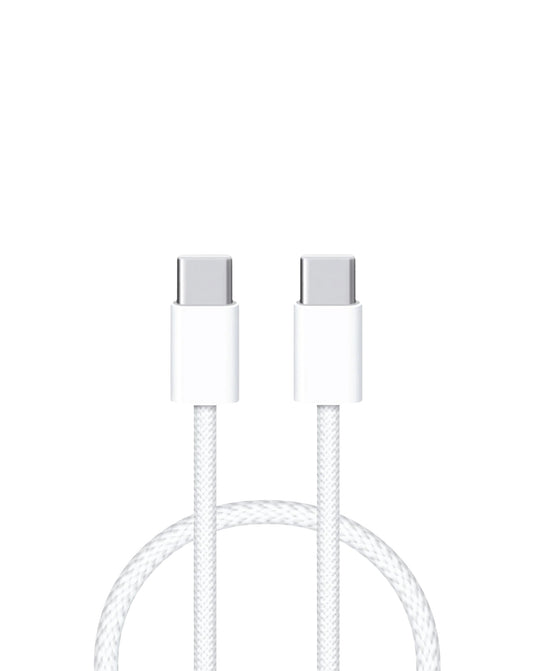60W USB-C to USB-C Fast Charging Cable for iPhone 15, 16 and iPads Series — 3 ft