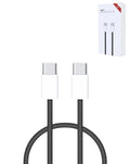 60W USB-C to USB-C Fast Charging Cable for iPhone 15, 16 & iPads — Black