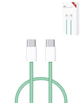 60W USB-C to USB-C Fast Charging Cable for iPhone 15, 16 & iPads — Green