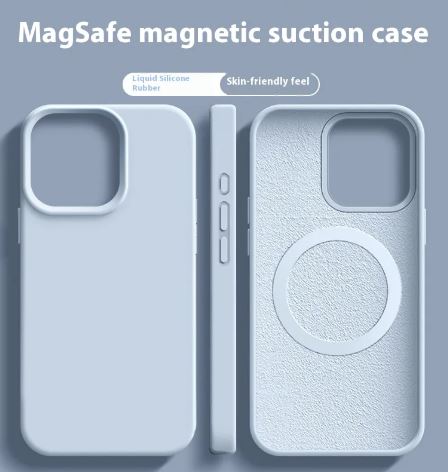 The Velvet — Liquid Silicone MagSafe Case