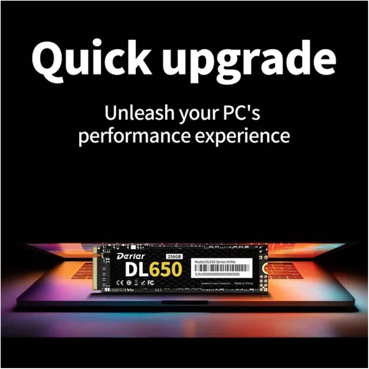 Derlar M.2 NVME PCIe 3.0 2280 1TB SSD Solid State Drive