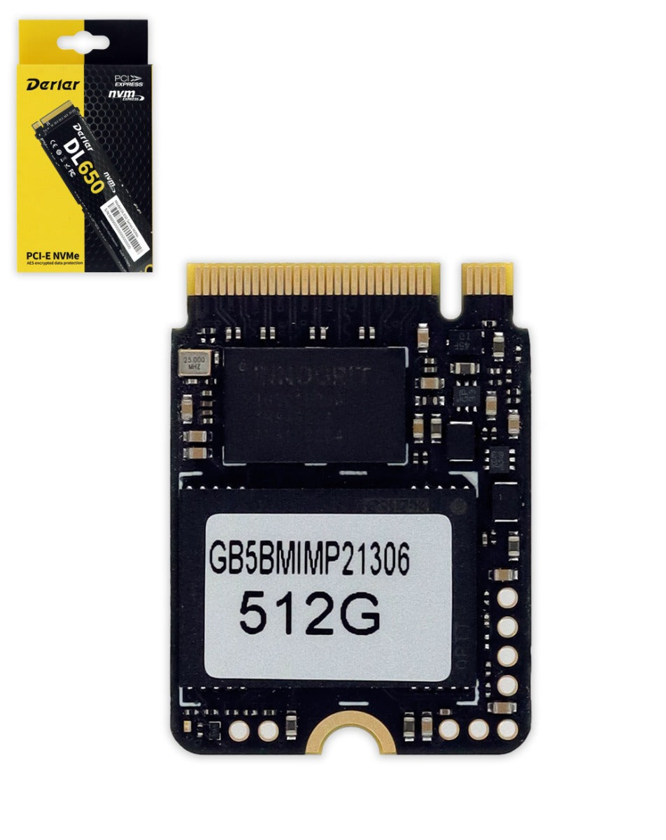 Derlar DL-650 PCIe 3.0 2230 512GB SSD Solid State Drive