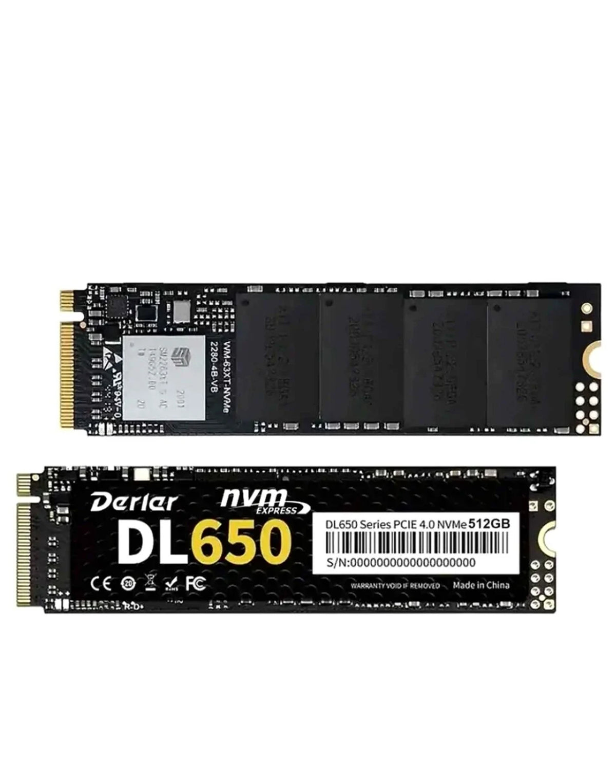 Derlar M.2 NVME PCIe 4.0 2280 512GB SSD Solid State Drive