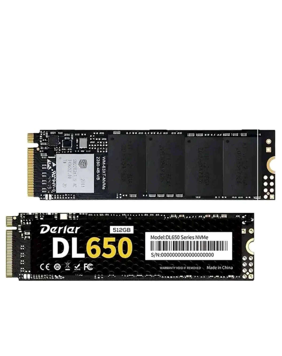 Derlar M.2 NVME PCIe 3.0 2280 512GB SSD Solid State Drive