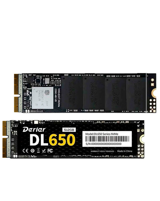 Derlar Series 3 NVME PCIe 3.0 512GB SSD Solid State Drive MacBook Air / Pro — A1465 / A1466 / A1398 / A1425