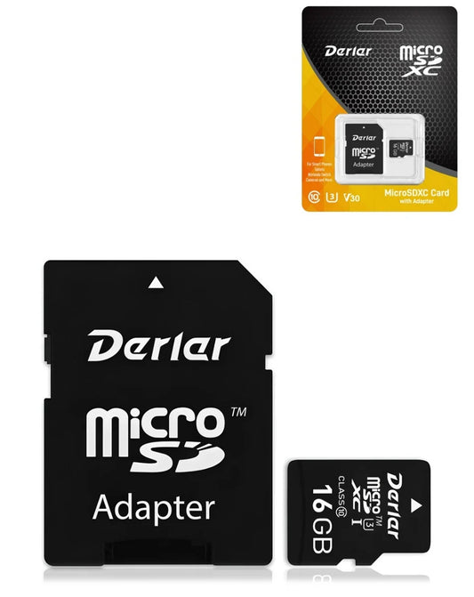 Derlar DL-230 microSD Card with Adapter - 16GB — C10