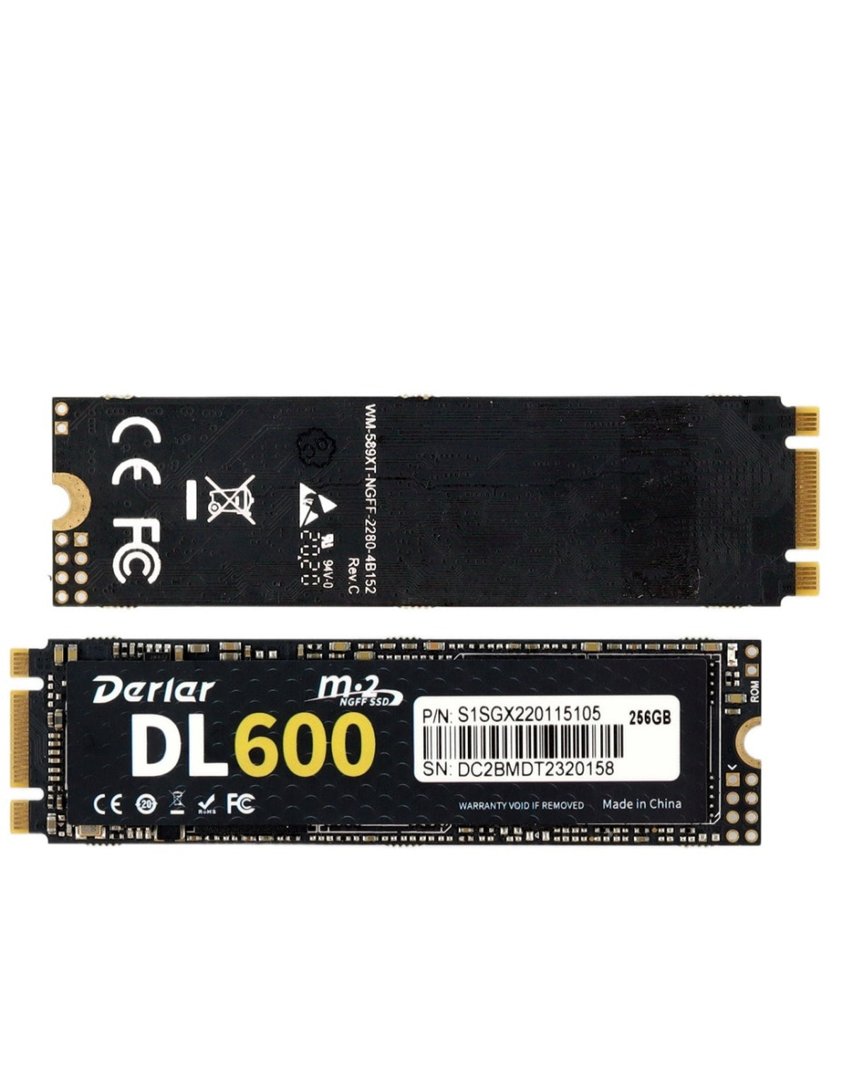 Derlar DL-600 Ngff M.2 2280 256GB SSD Solid State Drive