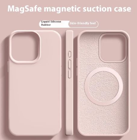 The Velvet — Liquid Silicone MagSafe Case