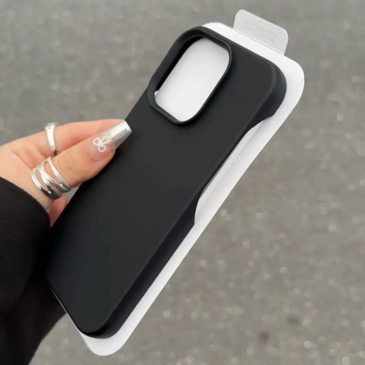 The Graphite — Frosted Silicone Case