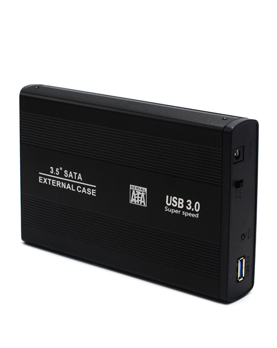3.5" Hdd Metal Case with 12V 2A Adapter USB 3.0