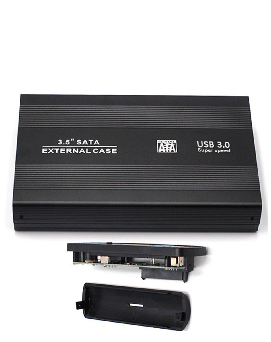 3.5" Hdd Metal Case with 12V 2A Adapter USB 3.0