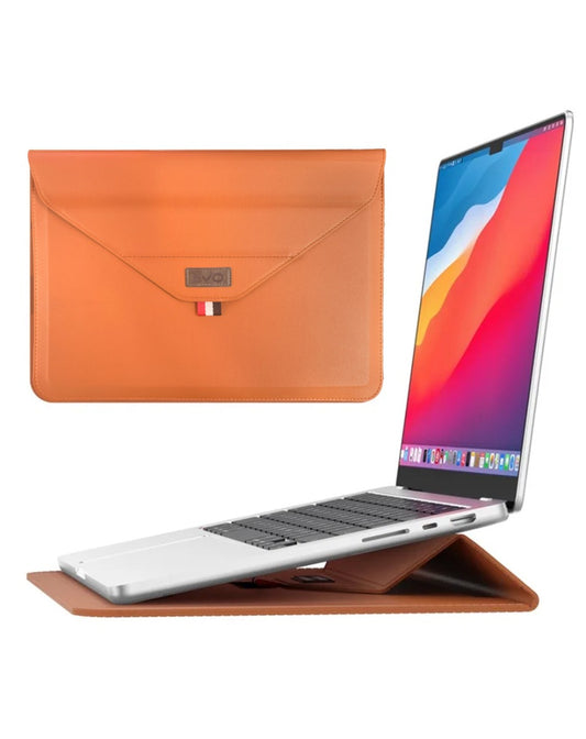 EVO Laptop & iPad 15" Sleeve Pouch Bag - Brown
