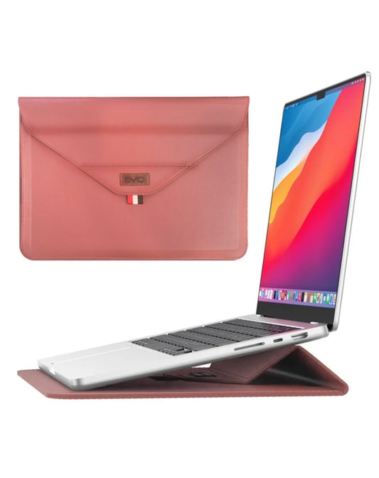 EVO Laptop & iPad 15" Sleeve Pouch Bag - Rose Gold