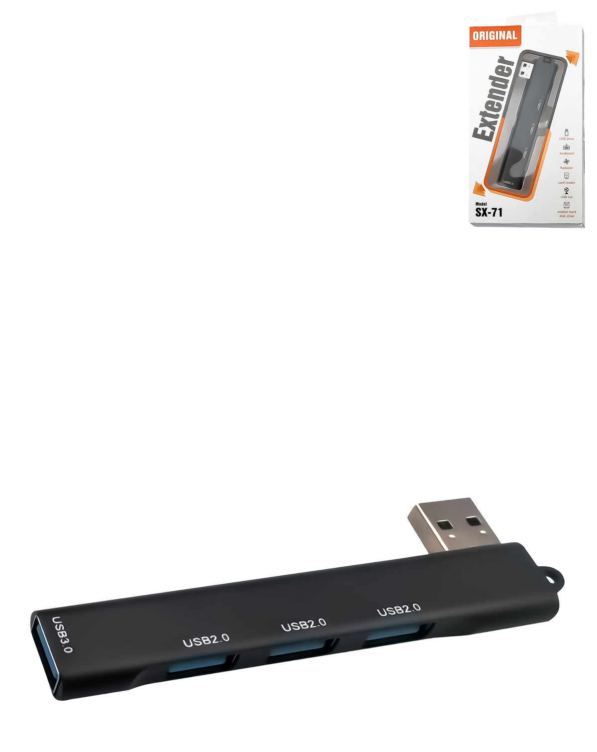 4 USB-A Extender to USB-A Connector