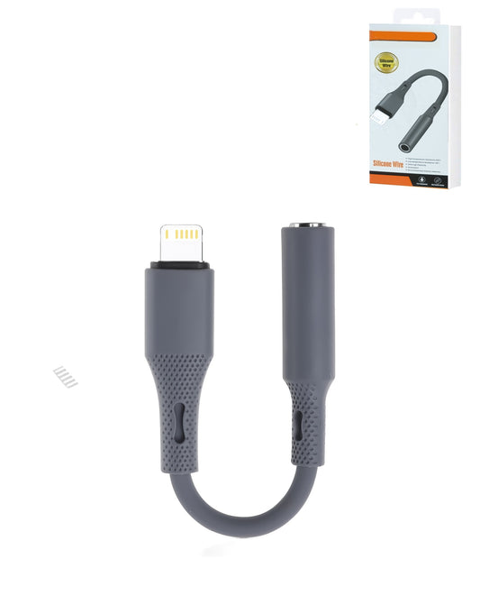 Silicone Wire USB-L to Jack Adapter