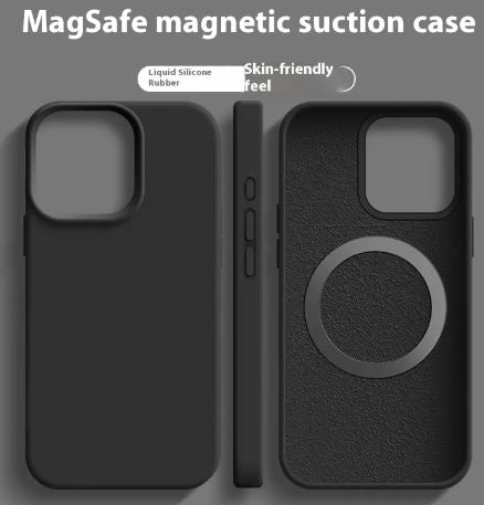 The Velvet — Liquid Silicone MagSafe Case
