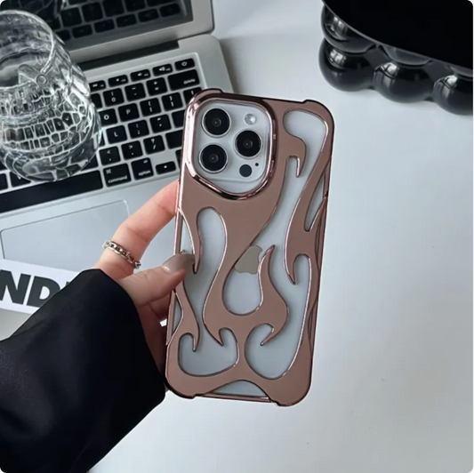 The Inferno — Hollow Flame Chrome Case