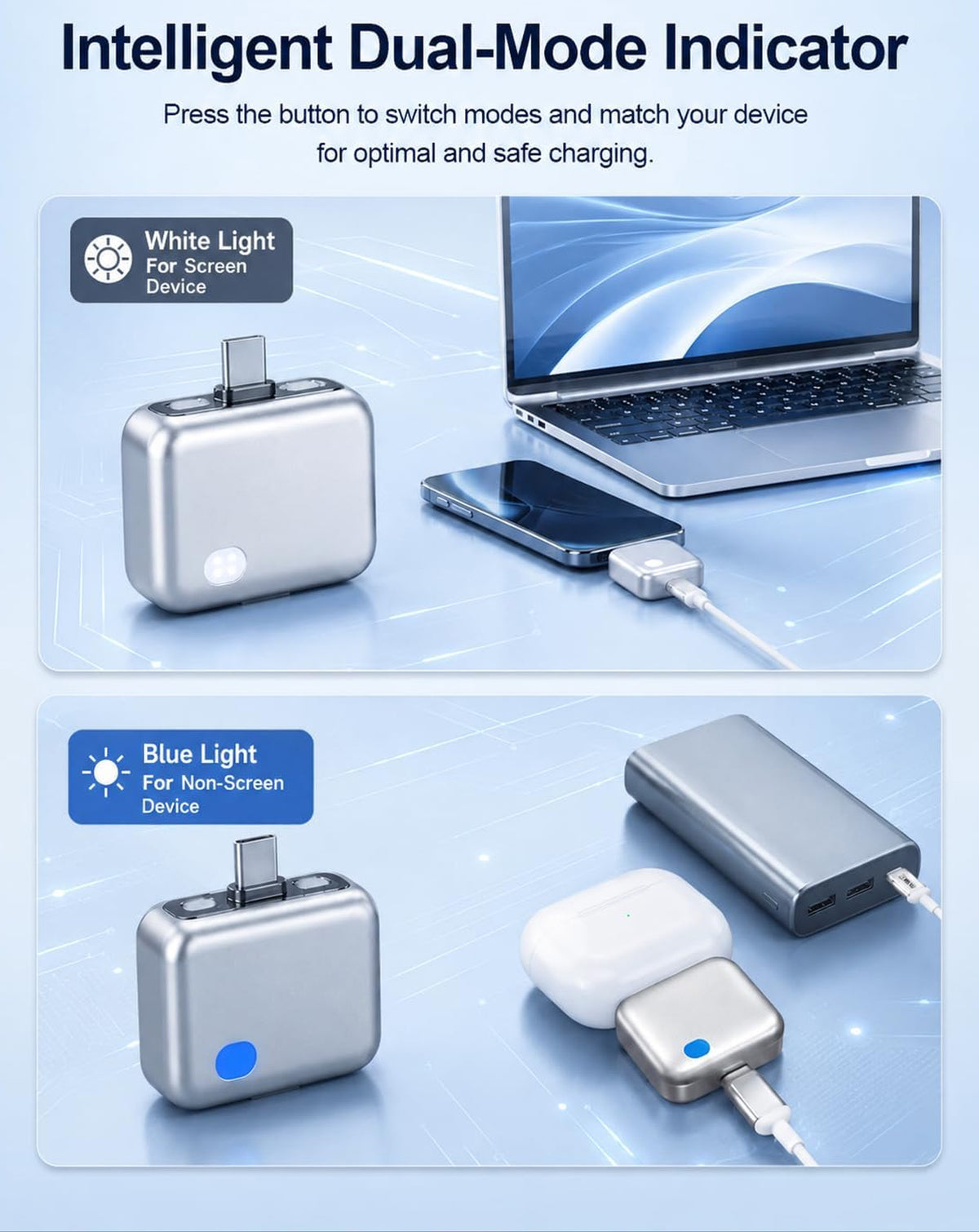USB-C to USB-C Fast Charging Cable with 140W Full Charge Disconnector Automatically Cuts Power Ejects Smart Plug — 240W / 5ft, Silver