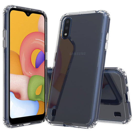 Crystal Clear Case for Galaxy A01 — Clear