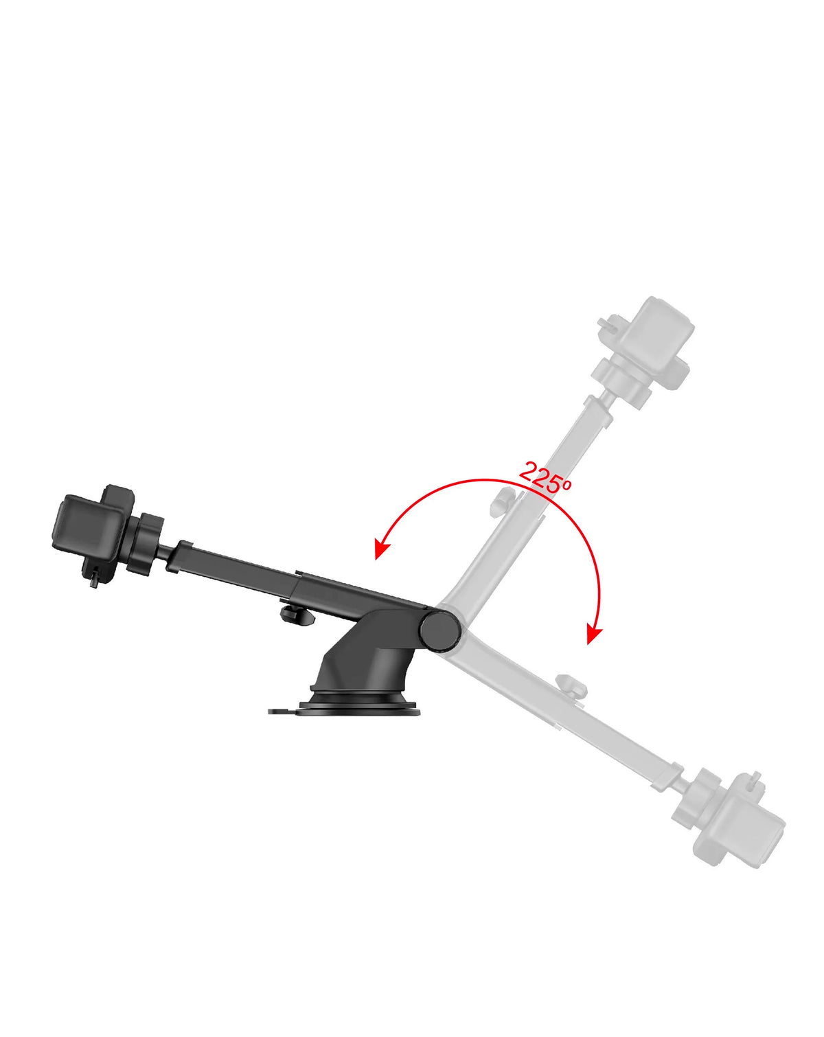 Roller Mount Car Mount — Black