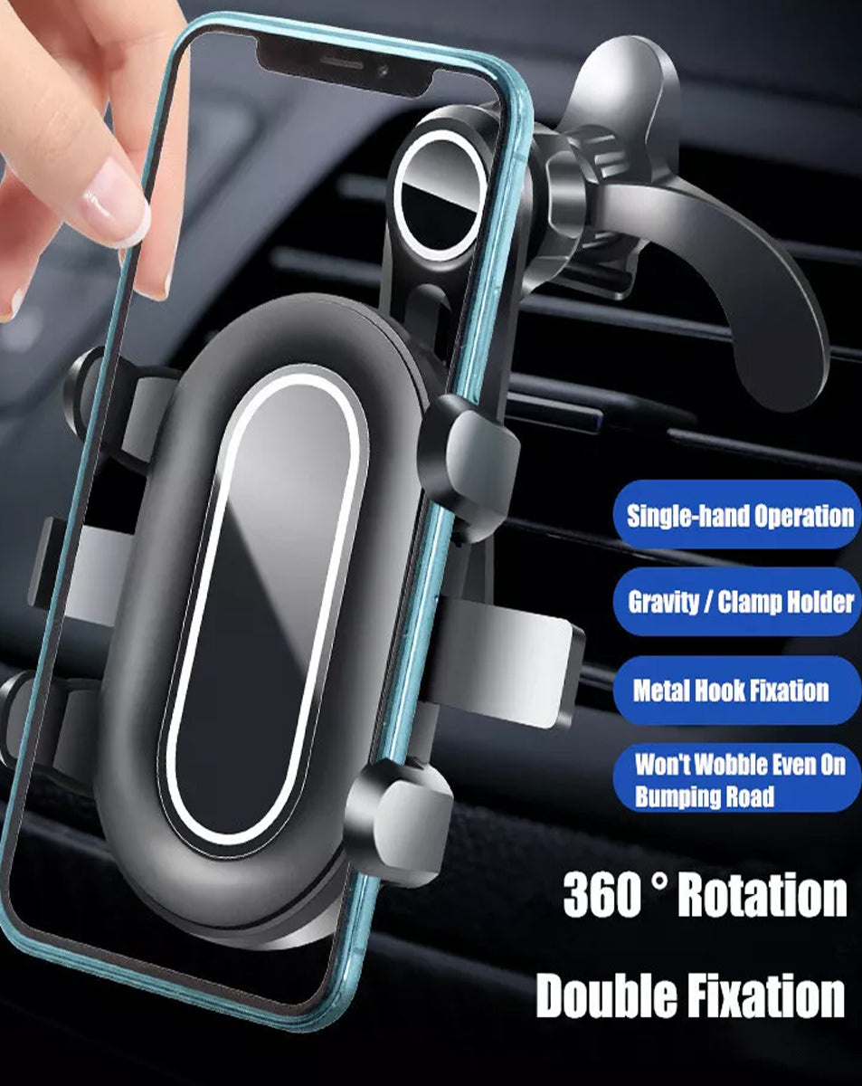 Secure Grip Vent Mount - Black
