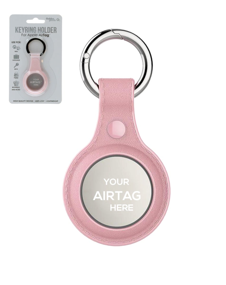 KeyRing Holder for Apple Airtage — Pink