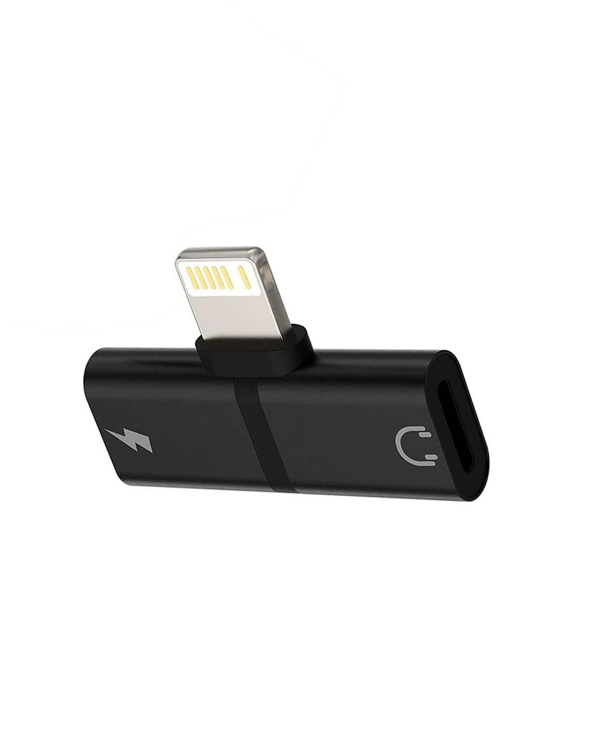Mini USB-L to USB-L Splitter — Black