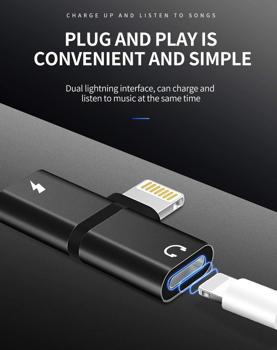 Mini USB-L to USB-L Splitter — Black