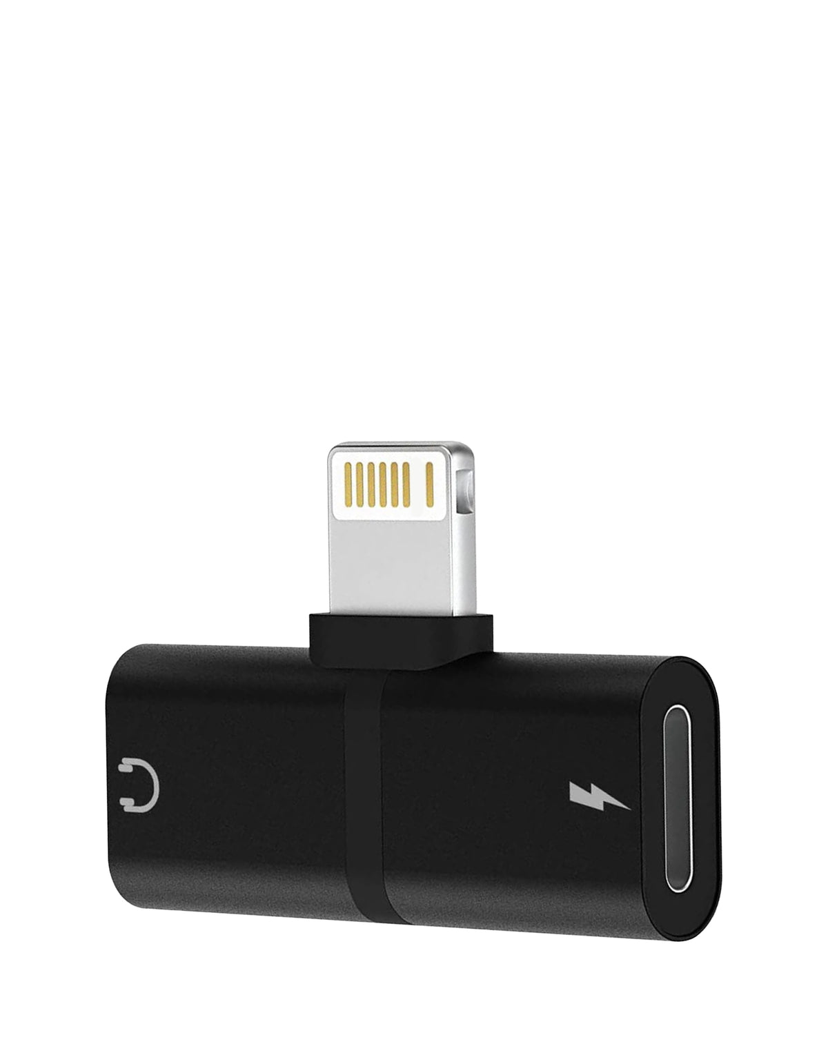 Mini USB-L to USB-L Splitter — Black