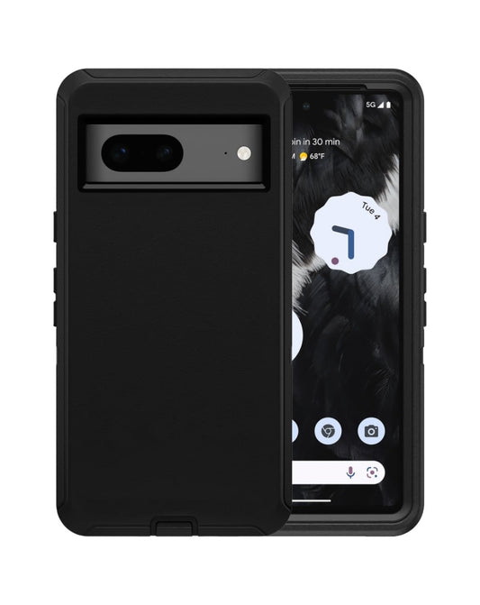 Heavy-Duty Shockproof Case for Google Pixel 8 — Black