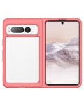 Crystal Clear Case for Google Pixel Fold — Pink