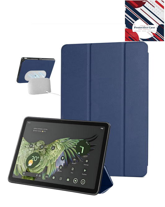Heavy-Duty Shockproof Kickstand Case for Google Pixel — Dark Blue