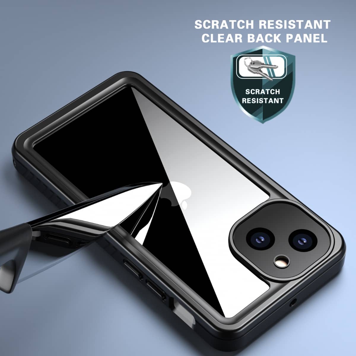 Crystal Clear Water-Resistant Case for iPhone 13