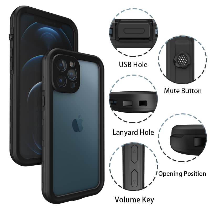 Water-Resistant Case for iPhone 13 Pro