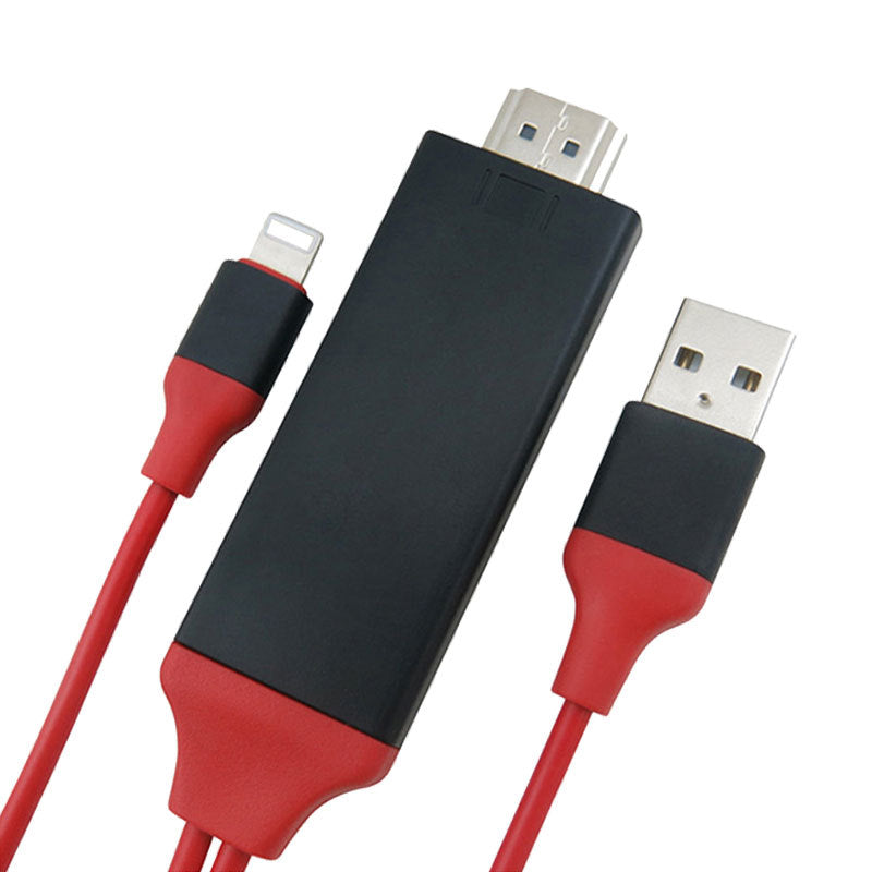 Display 2in1 Cable for HDMI & USB-A — Hdtv / Charging & Data, 3ft