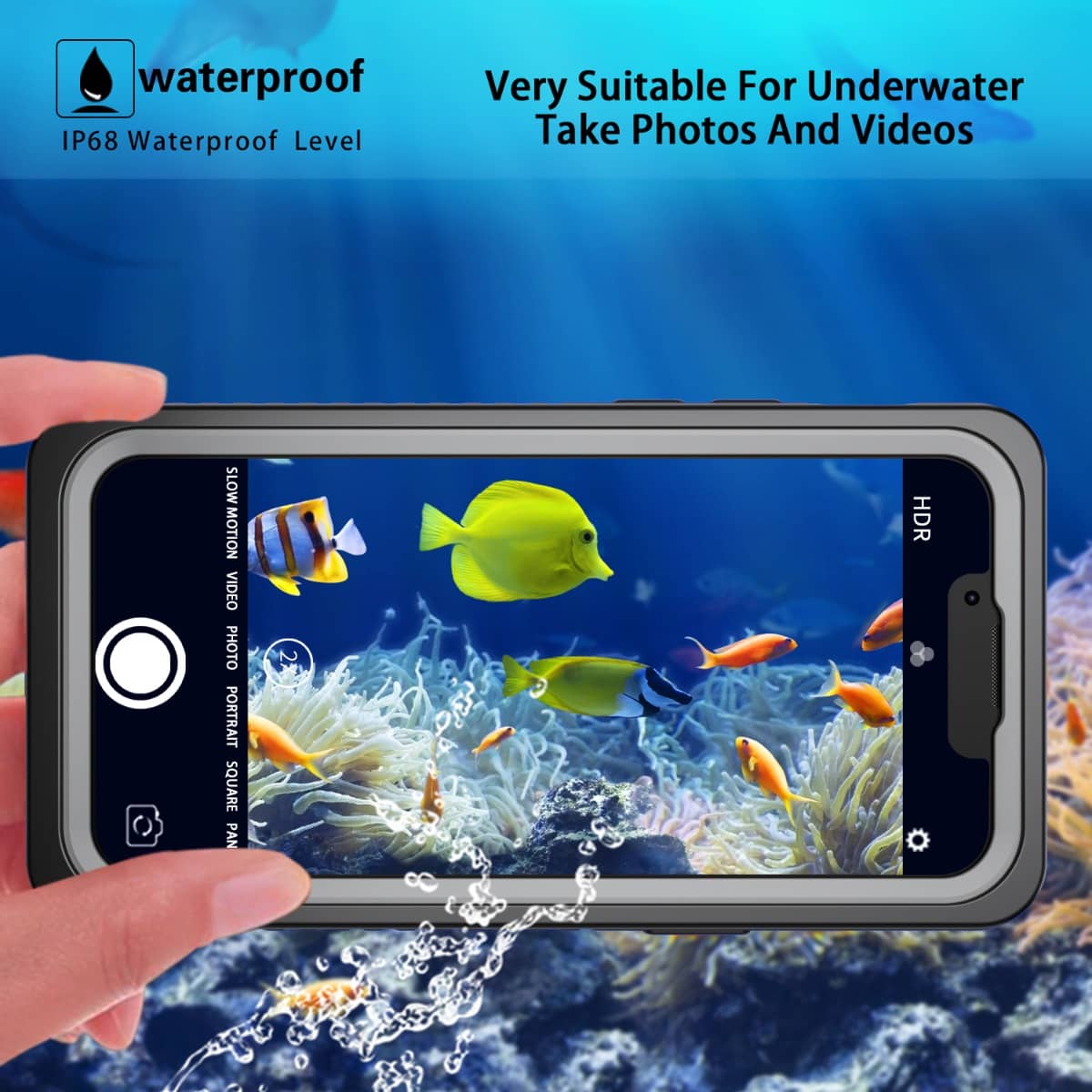 Crystal Clear Water-Resistant Case for iPhone 12