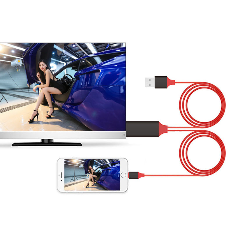 Display 2in1 Cable for HDMI & USB-A — Hdtv / Charging & Data, 3ft