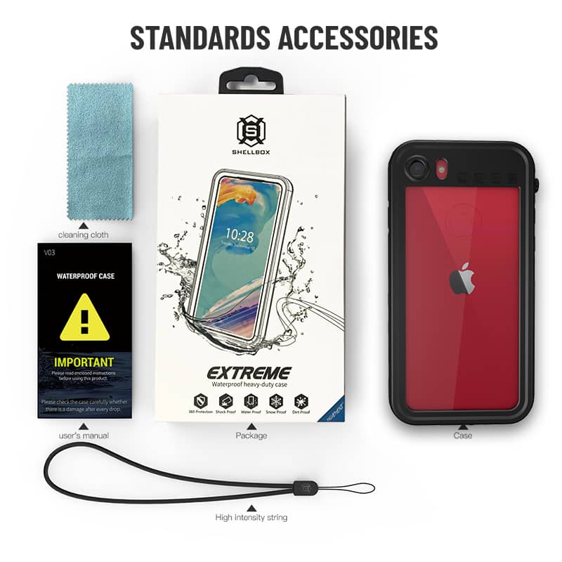 Water-Resistant Case for iPhone 7G / 8G / SE