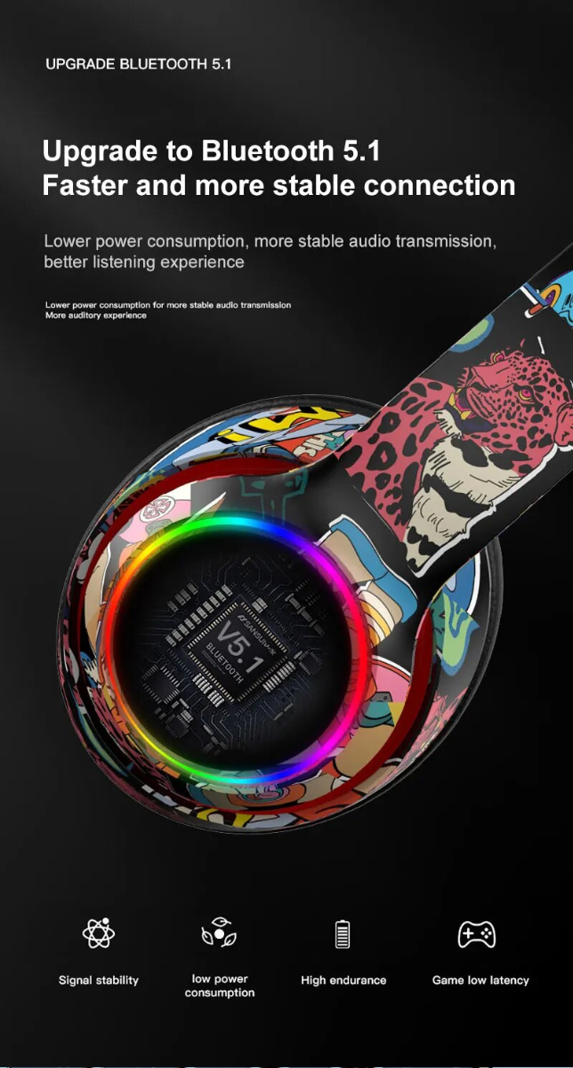Vida L750 Wireless Headphones — White