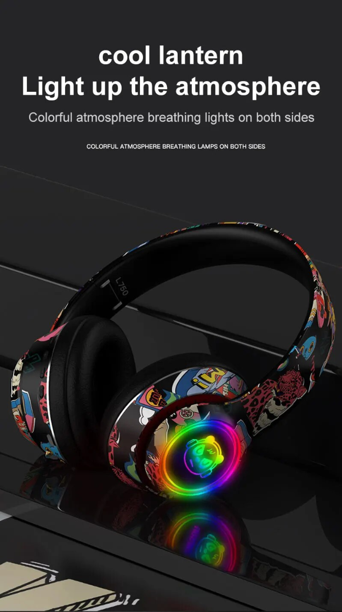 Vida L750 Wireless Headphones — White