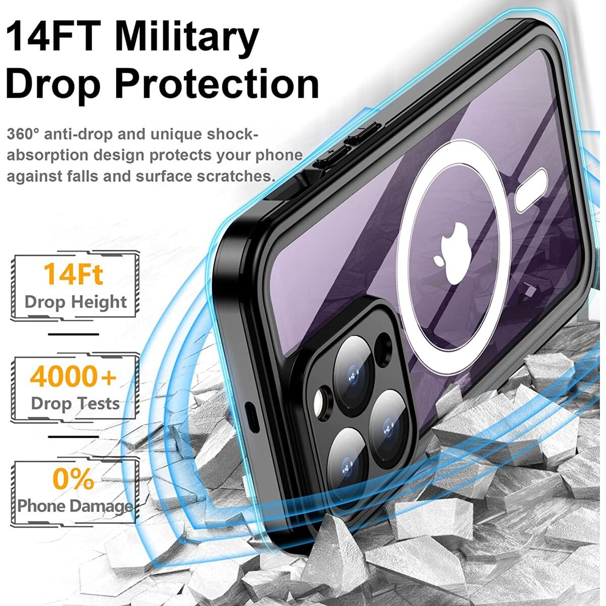 MagSafe Water-Resistant Case for iPhone 15 Pro Max