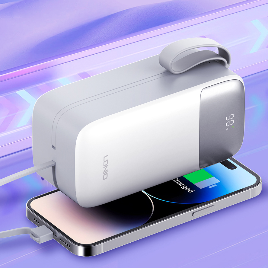 LDNIO PQ50 Power Bank with Lanyard — 50000 mAh / 22.5W