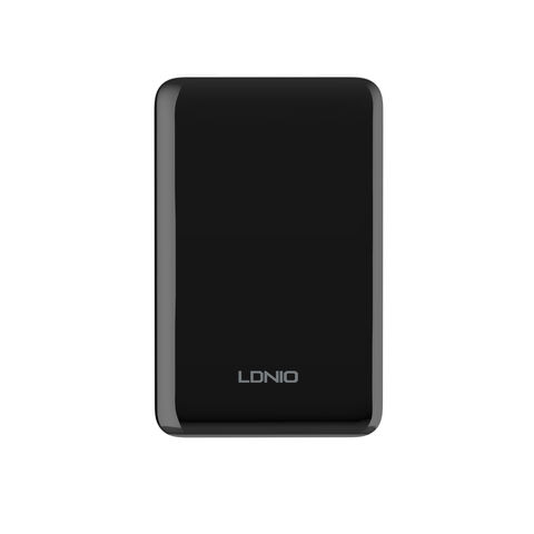 LDNIO PQ22 Power Bank with Digital Display — Black / White, 20000 mAh / 22.5W