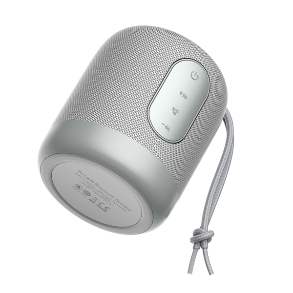 LDNIO BTS12 Bluetooth 5.0 Wireless Speaker — 2000 mAh, Silver