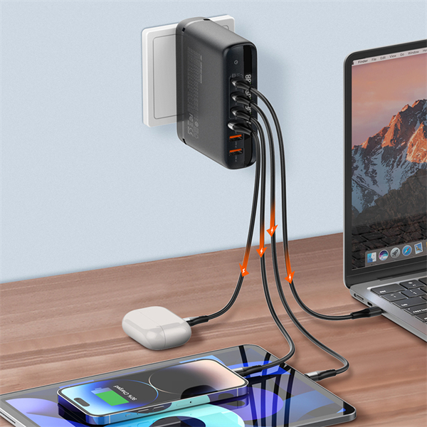LDNIO A6140C 3x USB-C+A GaN Super Fast Desktop Charger — 140W