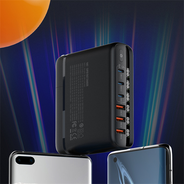 LDNIO A6140C 3x USB-C+A GaN Super Fast Desktop Charger — 140W